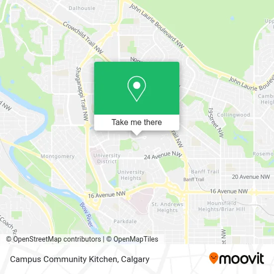 Campus Community Kitchen map