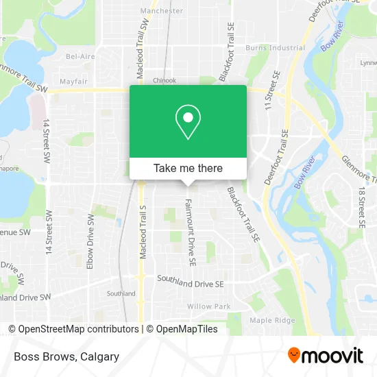 Boss Brows map