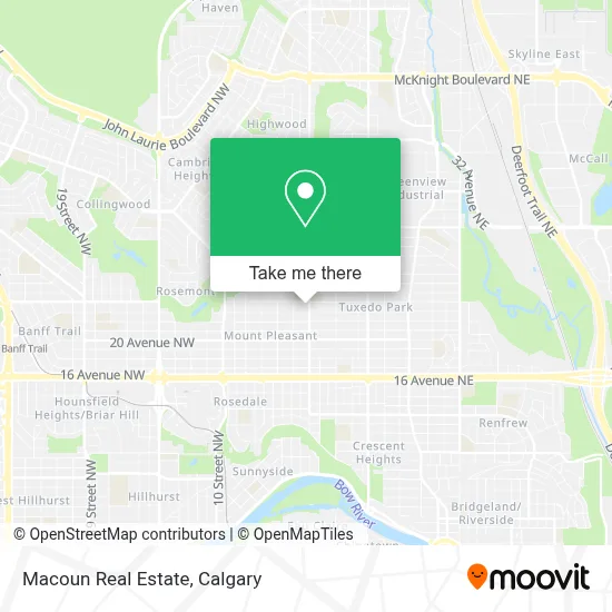 Macoun Real Estate map