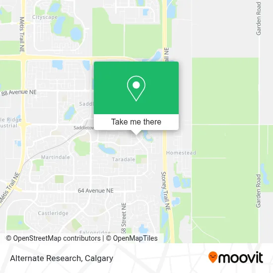 Alternate Research map