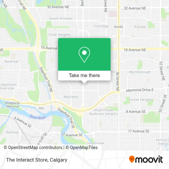 The Interact Store map