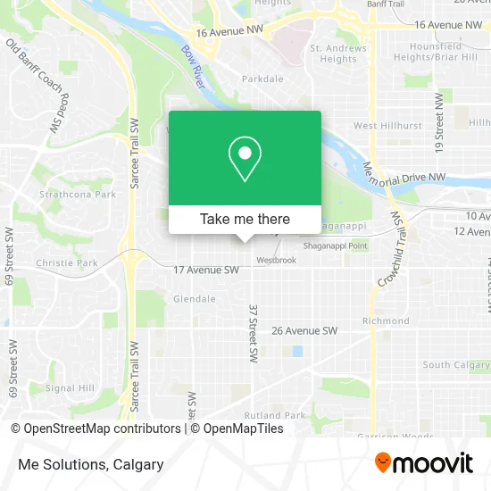 Me Solutions map