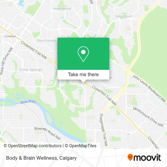 Body & Brain Wellness map