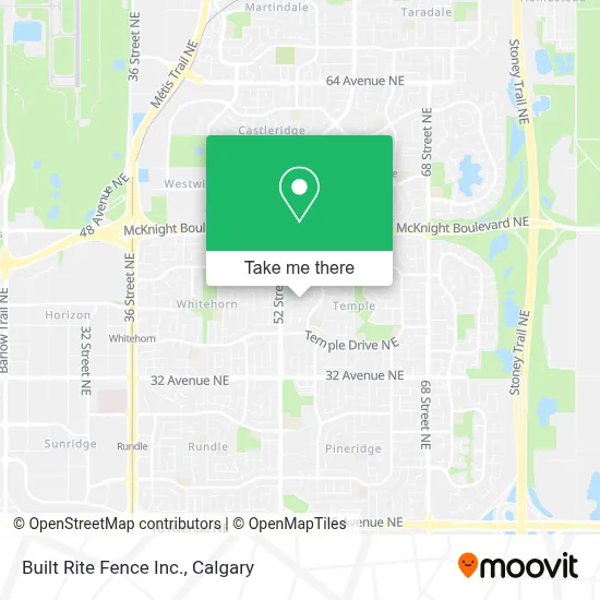 Built Rite Fence Inc. map