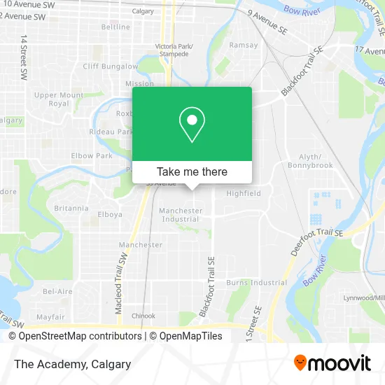 The Academy map