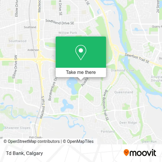 Td Bank map
