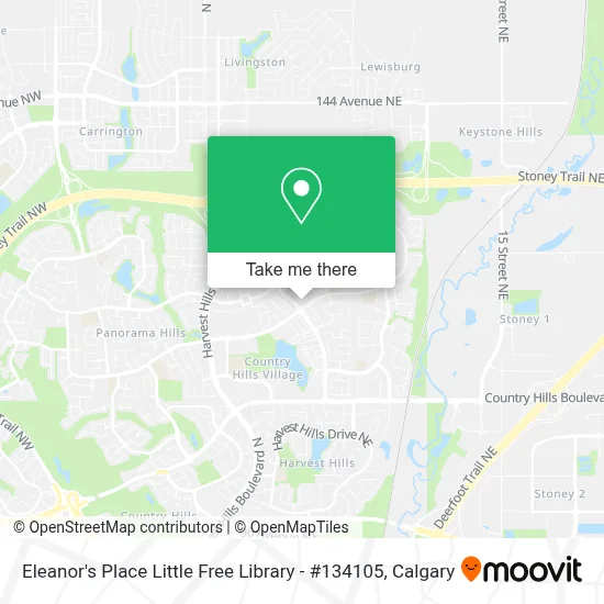 Eleanor's Place Little Free Library - #134105 map