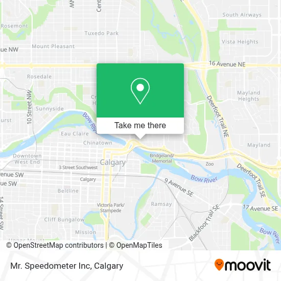 Mr. Speedometer Inc map