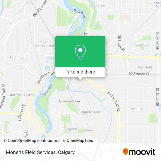 Moneris Field Services map