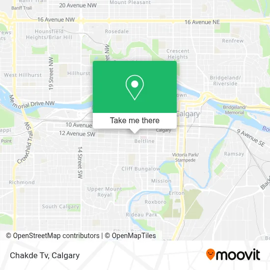 Chakde Tv map
