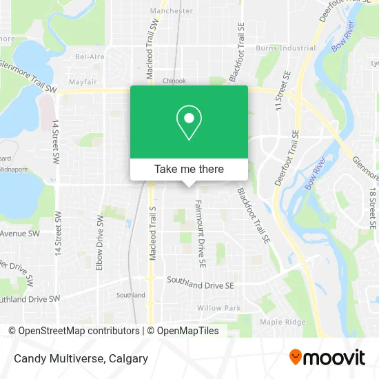 Candy Multiverse map