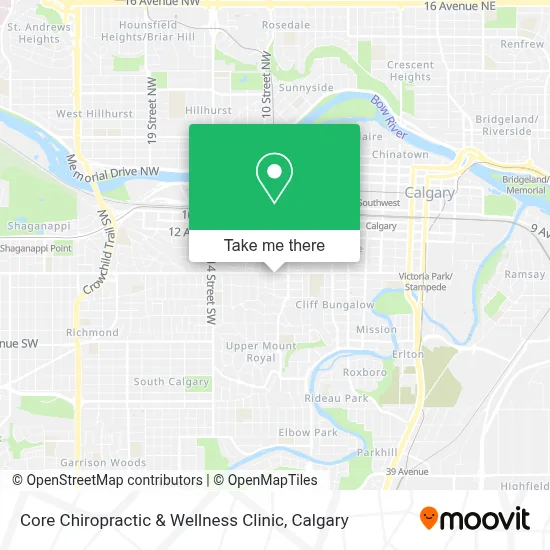 Core Chiropractic & Wellness Clinic map