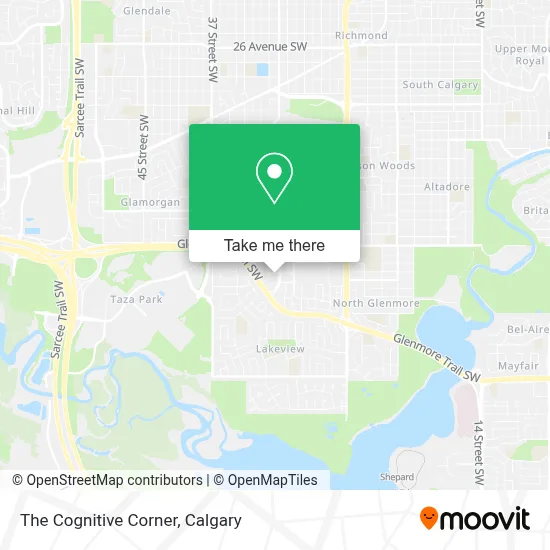 The Cognitive Corner map