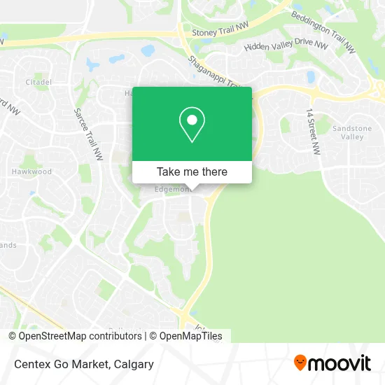 Centex Go Market map