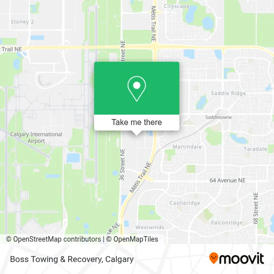 Boss Towing & Recovery map