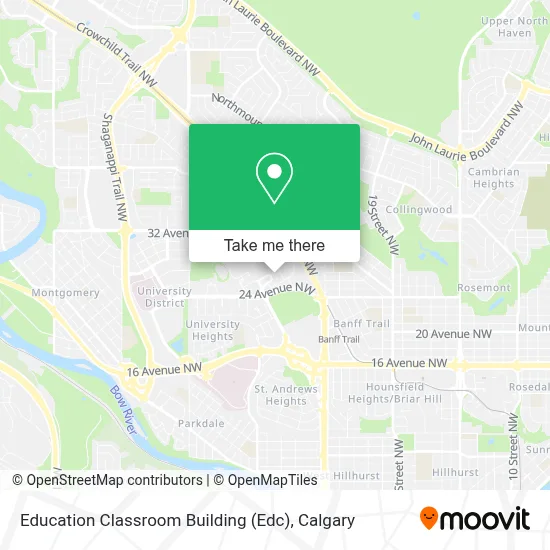 Education Classroom Building (Edc) map
