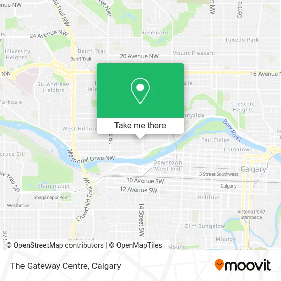 The Gateway Centre map
