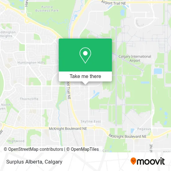 Surplus Alberta map