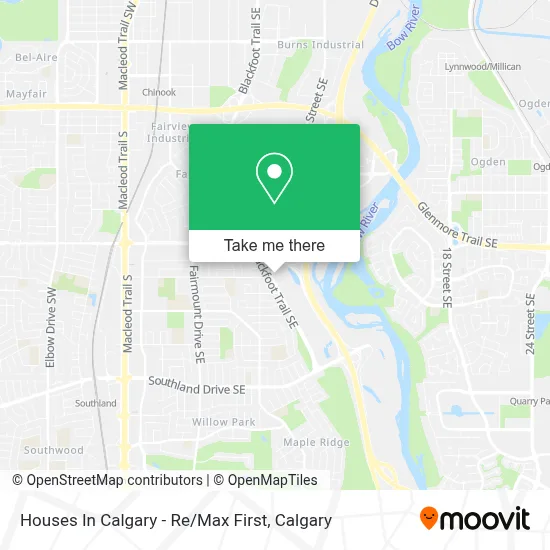 Houses In Calgary - Re / Max First map
