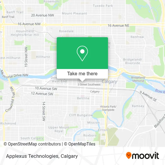 Applexus Technologies map