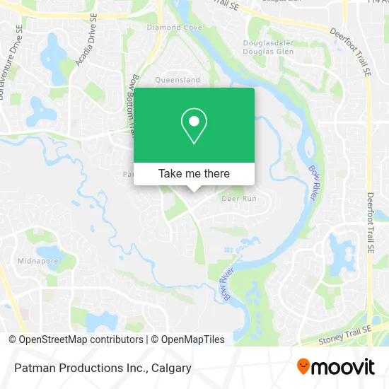 Patman Productions Inc. map