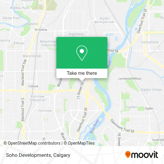 Soho Developments map