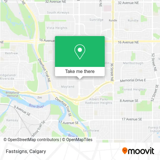 Fastsigns map