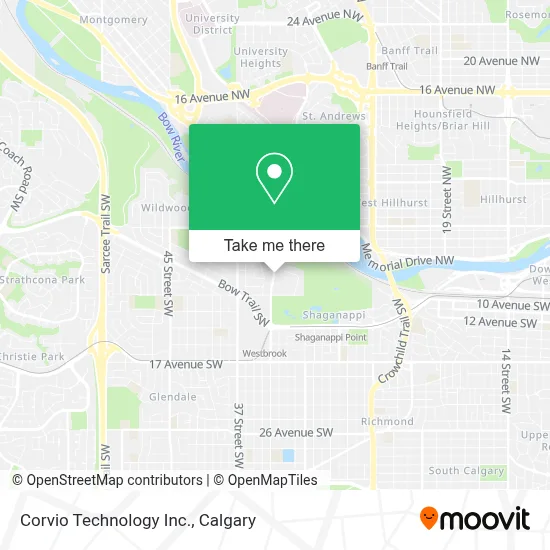 Corvio Technology Inc. map