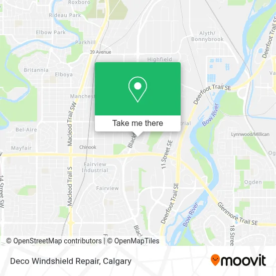 Deco Windshield Repair map