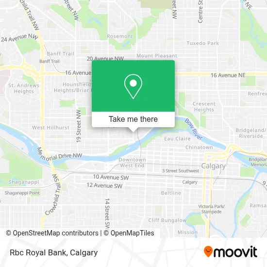 Rbc Royal Bank map