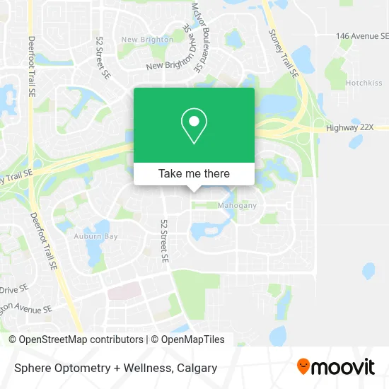Sphere Optometry + Wellness map
