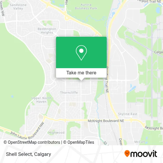 Shell Select map