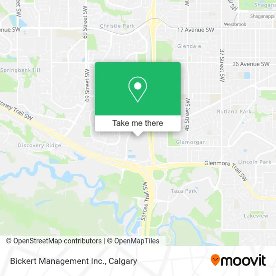 Bickert Management Inc. map