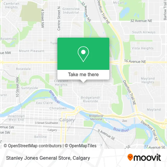 Stanley Jones General Store map