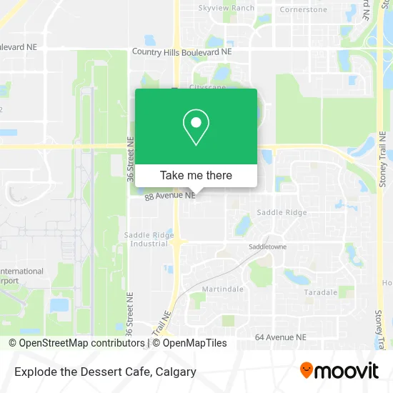 Explode the Dessert Cafe map
