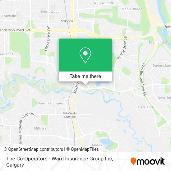 The Co-Operators - Ward Insurance Group Inc map
