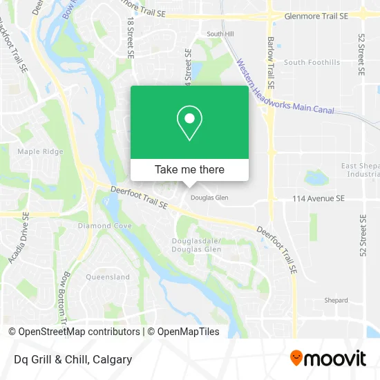 Dq Grill & Chill map