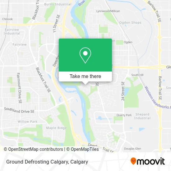 Ground Defrosting Calgary map