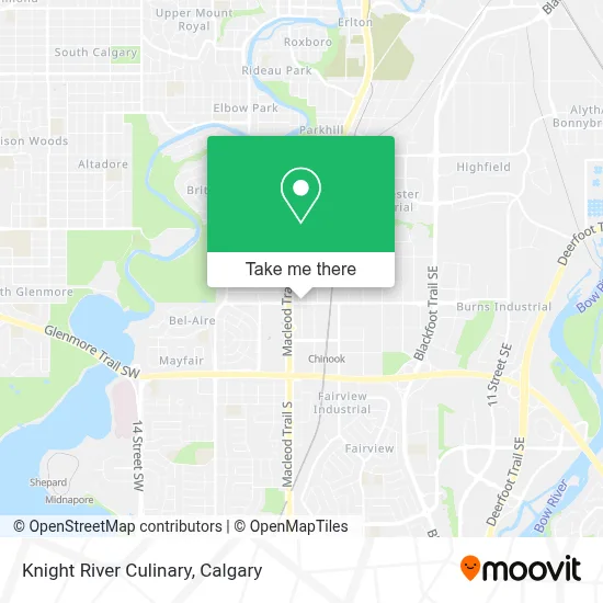 Knight River Culinary map