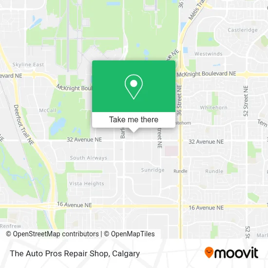 The Auto Pros Repair Shop map