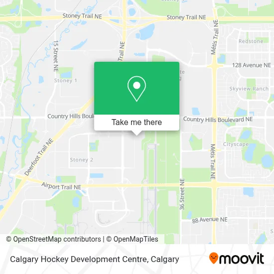 Calgary Hockey Development Centre map
