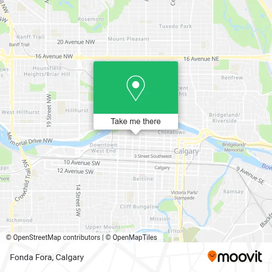 Fonda Fora map