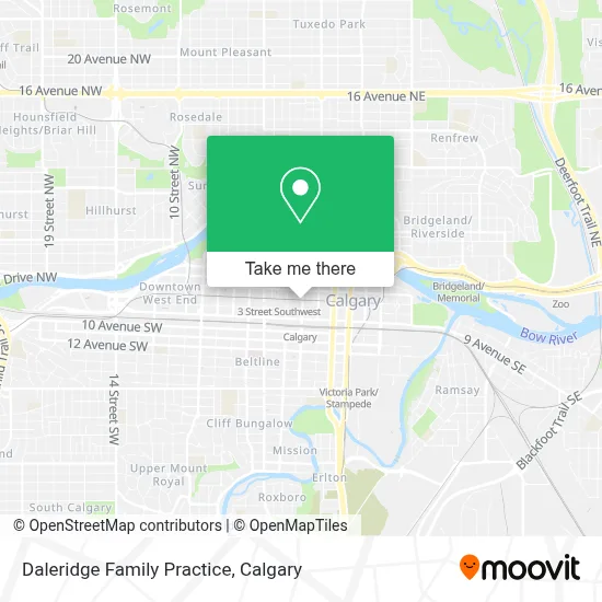 Daleridge Family Practice map