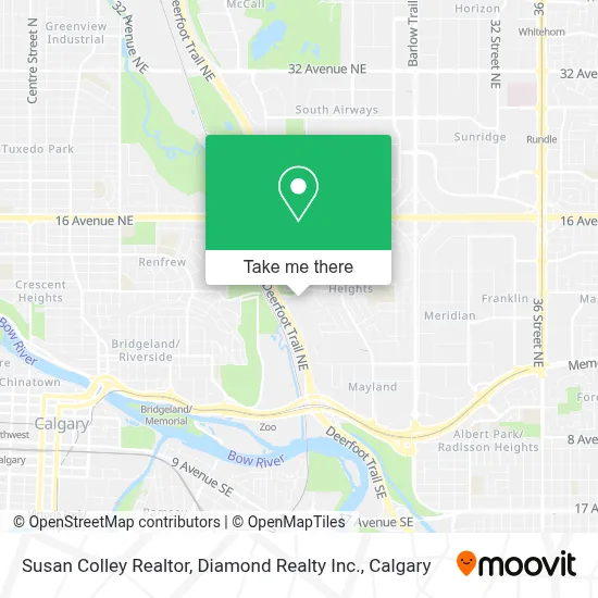 Susan Colley Realtor, Diamond Realty Inc. map