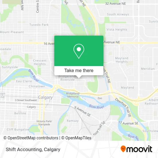 Shift Accounting map