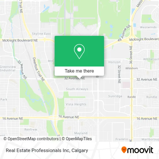 Real Estate Professionals Inc map
