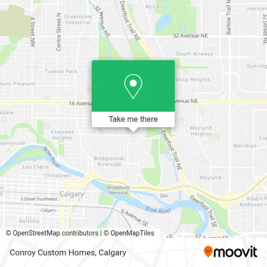 Conroy Custom Homes map