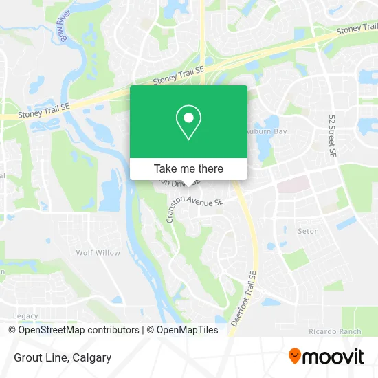 Grout Line map