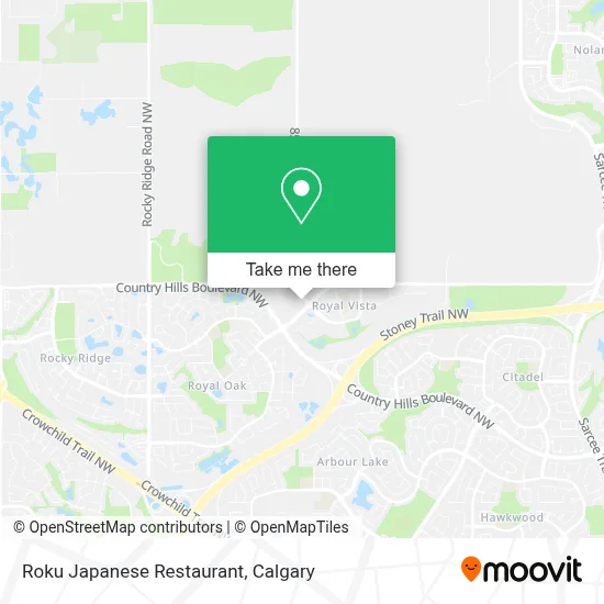 Roku Japanese Restaurant map