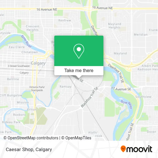 Caesar Shop map
